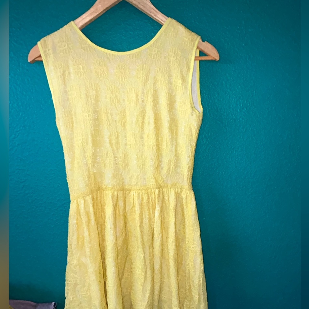 Sam&Lavi size XS yellow zip back dress